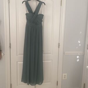 Birdy Grey Chiffon Sea Glass Grace Convertible Dress